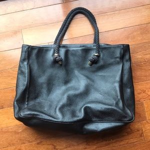 Kate Spade Black leather tote